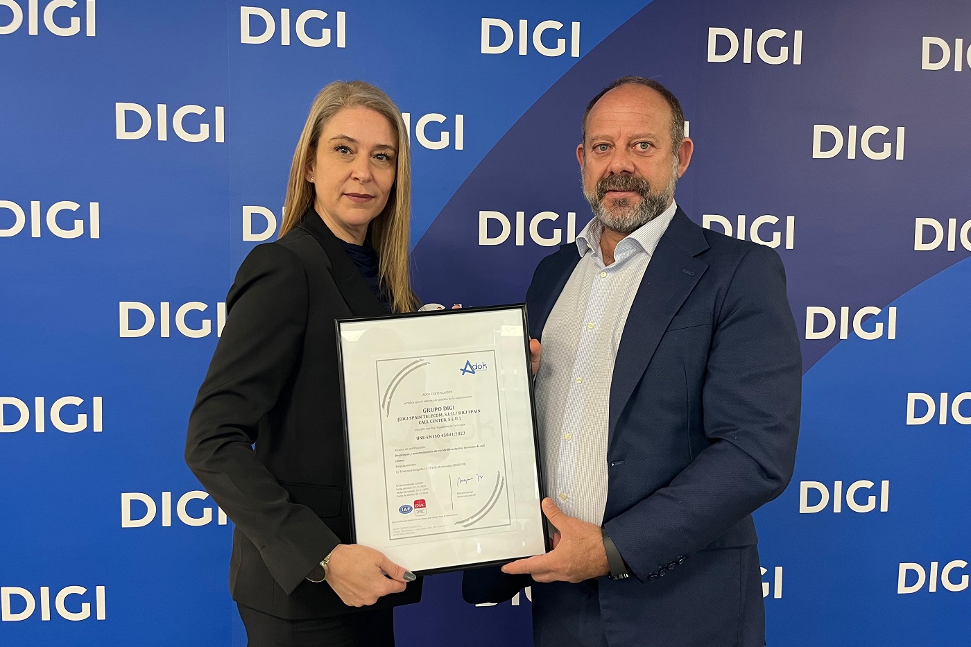 DIGI obtiene la certificación ISO 45001 de Sistemas de Gestión de Seguridad y Salud en el Trabajo (SST)
